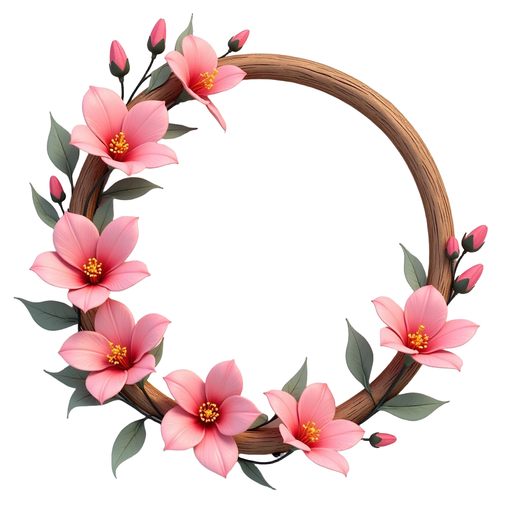 Elegant Floral Wreath